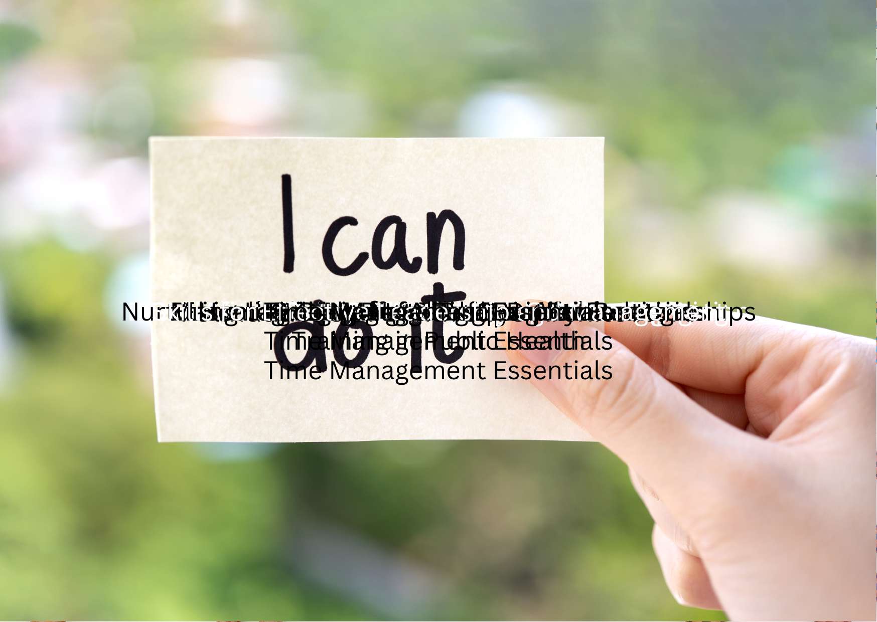 Self-Motivation Techniques
